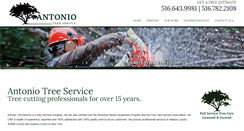 Desktop Screenshot of antoniotreeservice.com